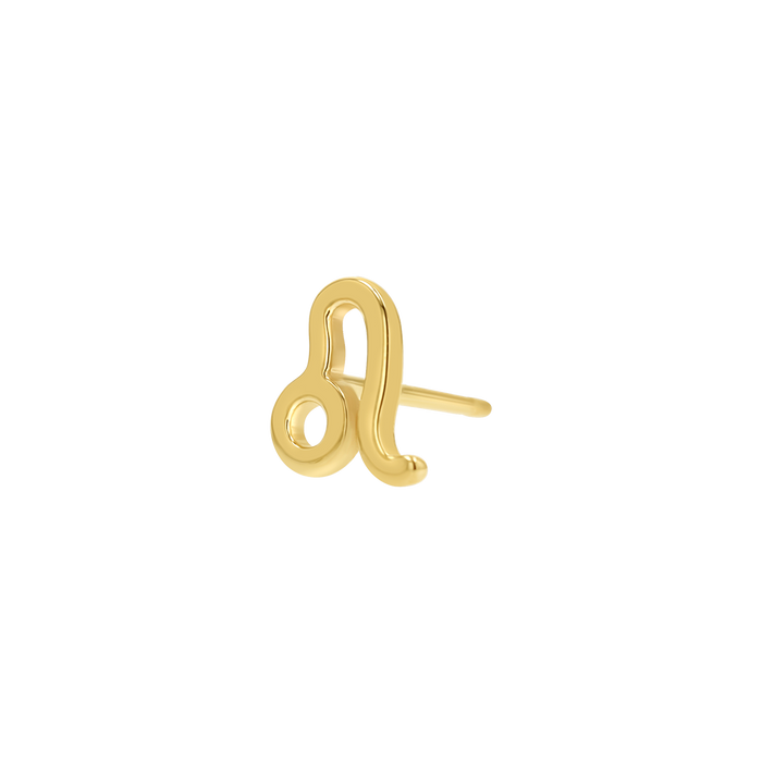 14K Yellow Gold / Leo / Pair