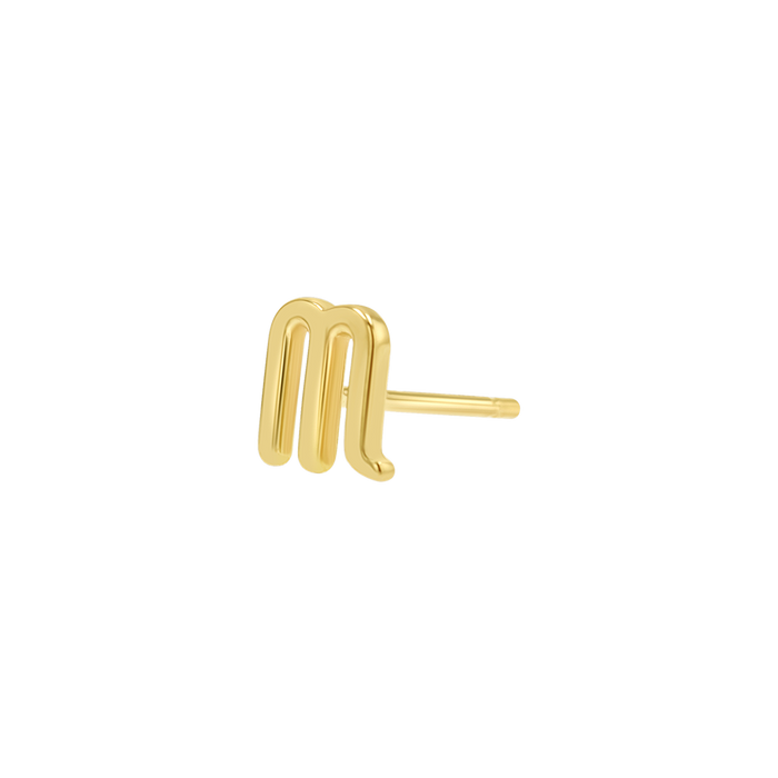 14K Yellow Gold / Scorpio / Pair