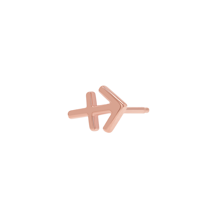 14K Rose Gold / Sagittarius / Pair