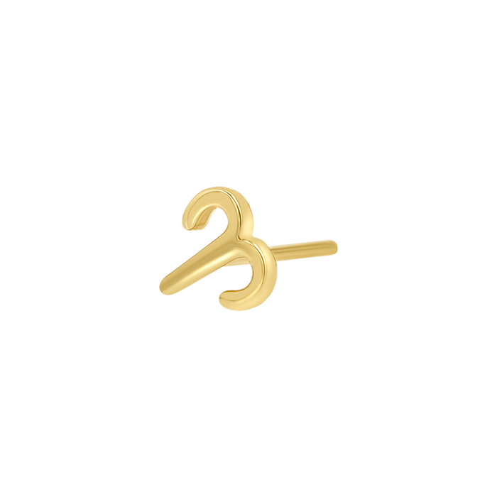 14K Yellow Gold / Aries / Pair