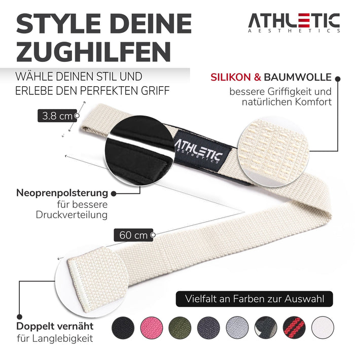 Zughilfen (Beige Silikon) - Athletic Aesthetics