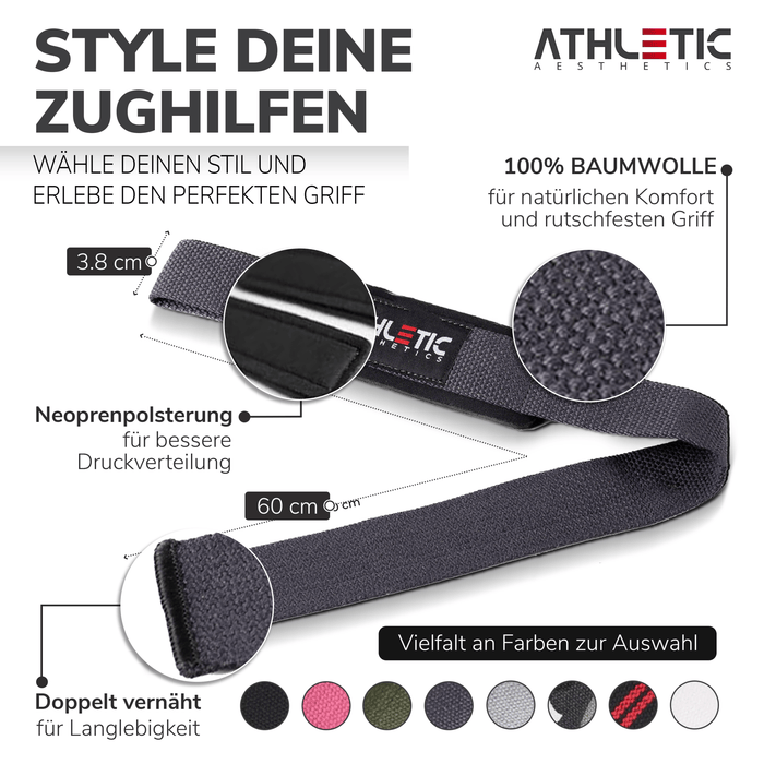 Zughilfen (Dunkelgrau) - Athletic Aesthetics