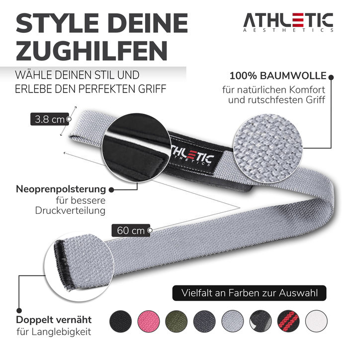 Zughilfen (Hellgrau) - Athletic Aesthetics