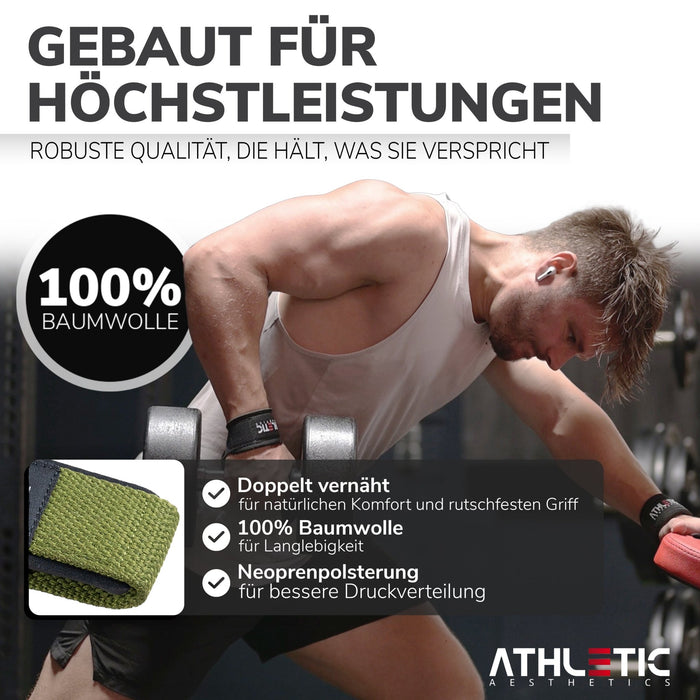 Zughilfen (Olive Silikon) - Athletic Aesthetics