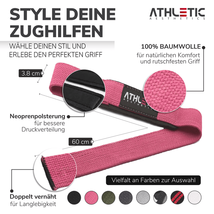 Zughilfen (Pink) - Athletic Aesthetics