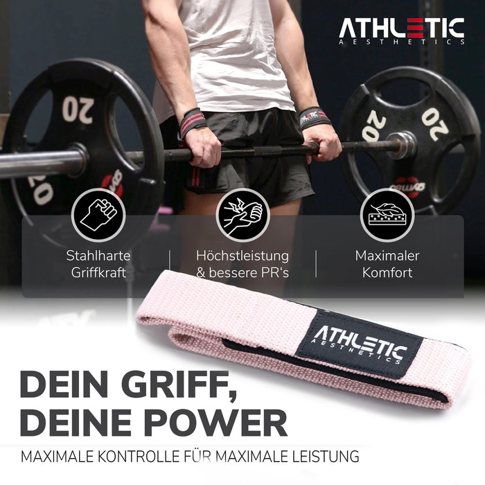Zughilfen (Rose Silikon) - Athletic Aesthetics