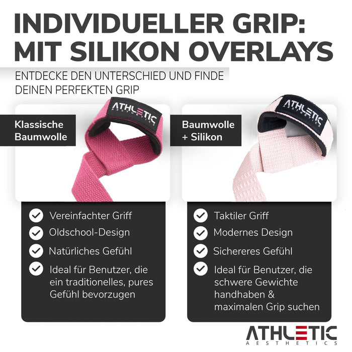 Zughilfen (Rose Silikon) - Athletic Aesthetics