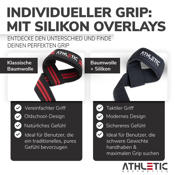 Zughilfen (Rot - Schwarz) - Athletic Aesthetics