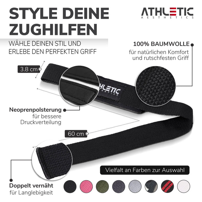 Zughilfen (Schwarz 3.0) - Athletic Aesthetics